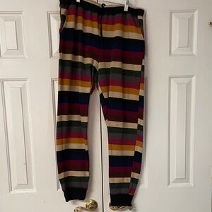LuLaRoe Multicolor Striped Joggers